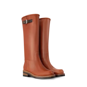 LV BIKER 高筒靴栗色