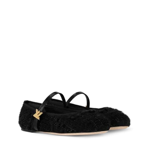 ROMY 平底芭蕾鞋黑色