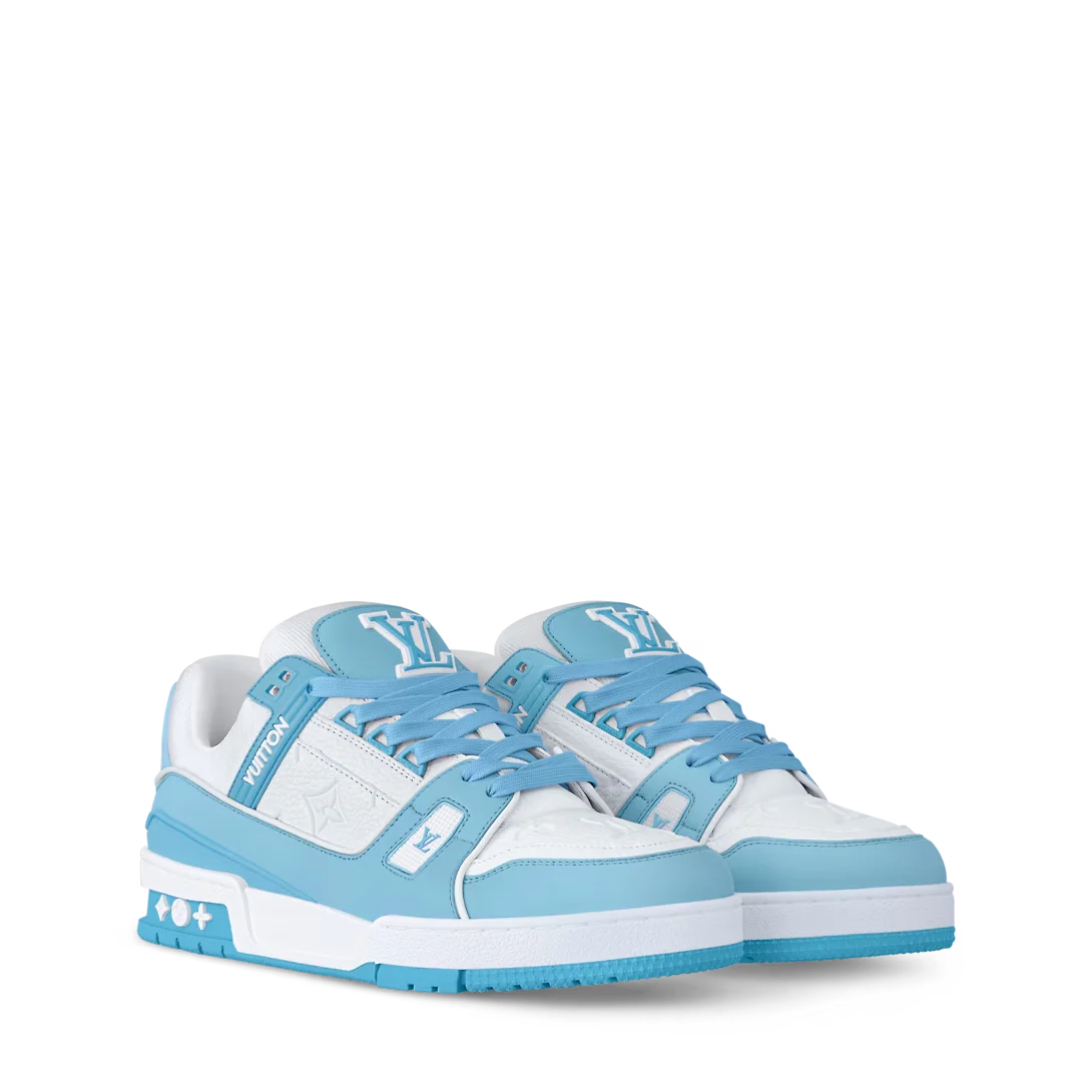 LV TRAINER 运动鞋蓝色