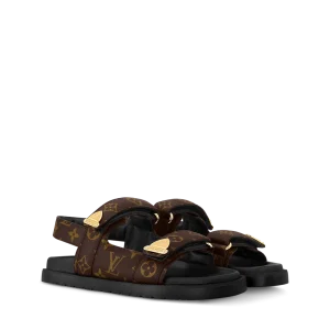 LV SUNSET COMFORT 凉鞋栗色