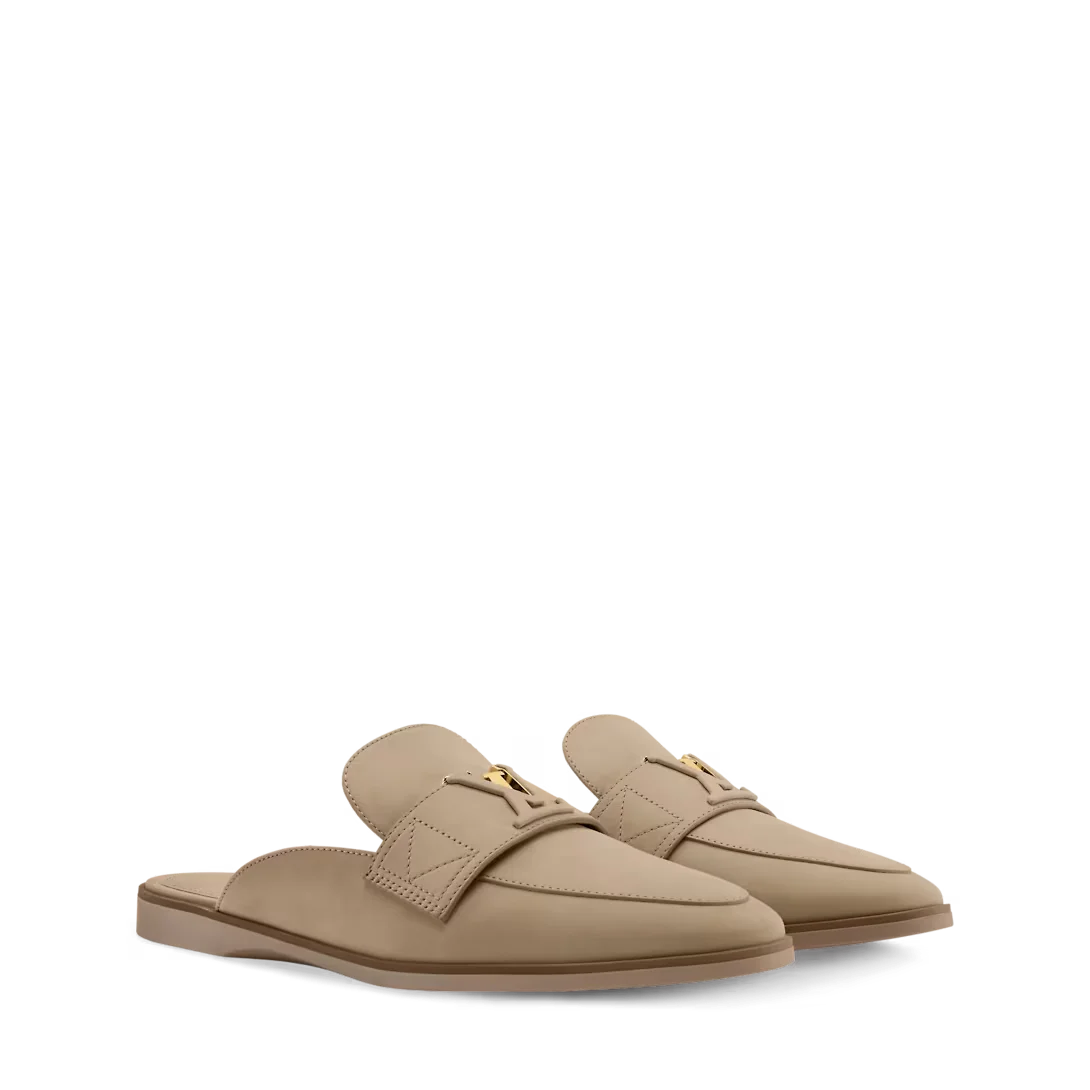 LV MARE FLEX 露跟乐福鞋米色