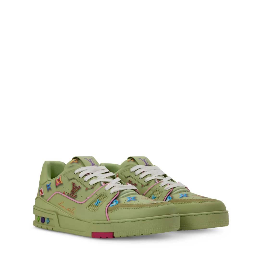 LV TRAINER 运动鞋绿色