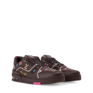 LV TRAINER 运动鞋栗色