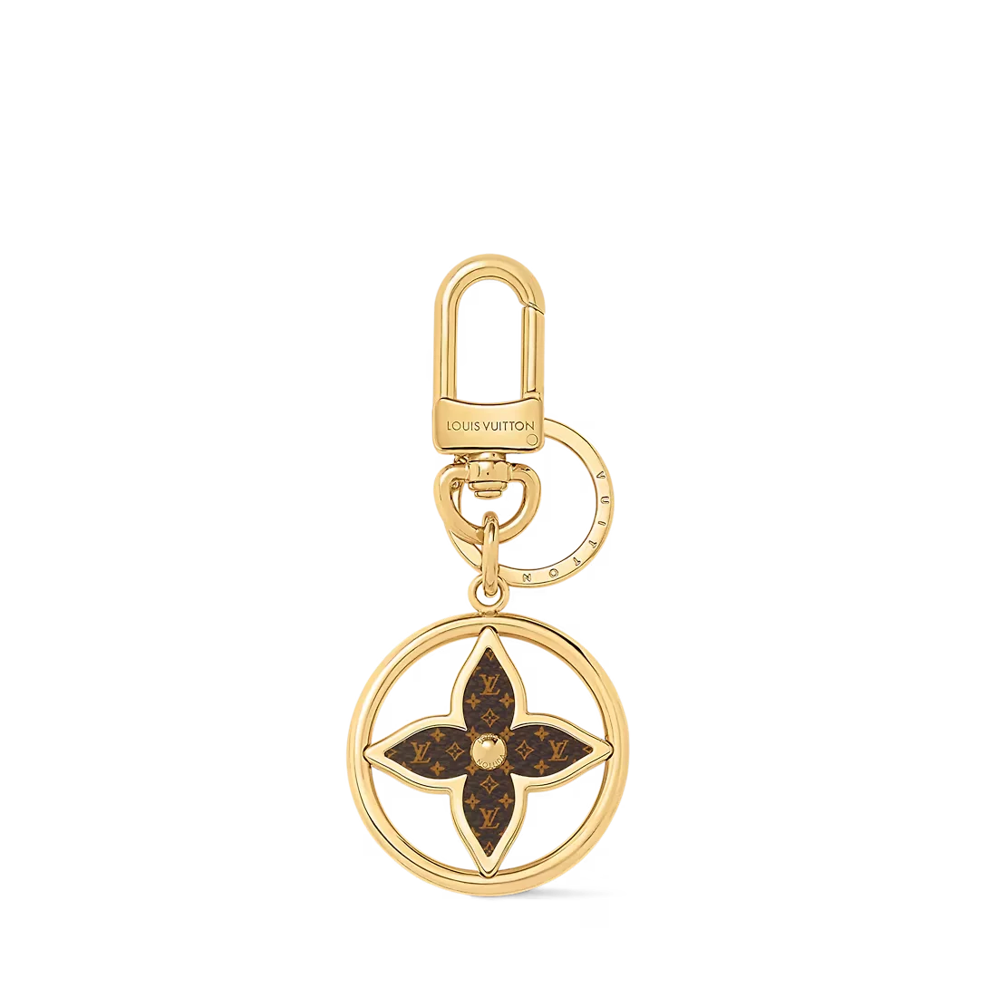 PUZZLE FLOWER MONOGRAM 钥匙扣