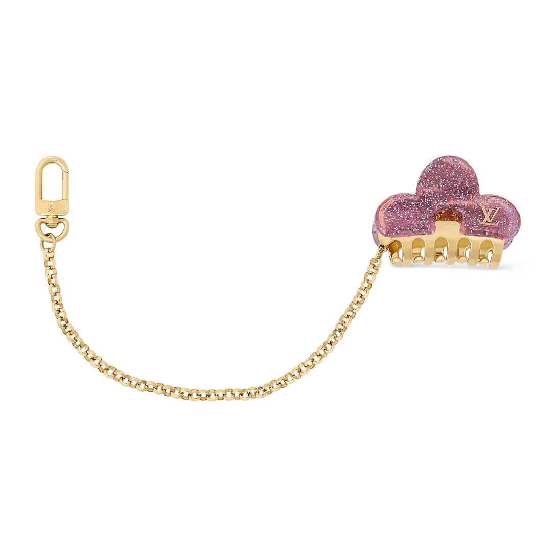 LV HAIR CLIP 包饰橙色
