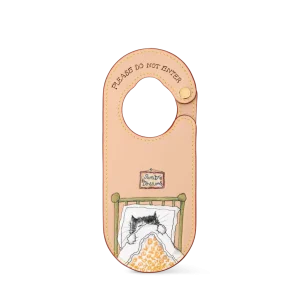 SLEEPING CAT DOOR SIGN 包饰