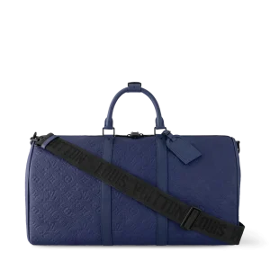 KEEPALL BANDOULIÈRE 50 旅行袋蓝色