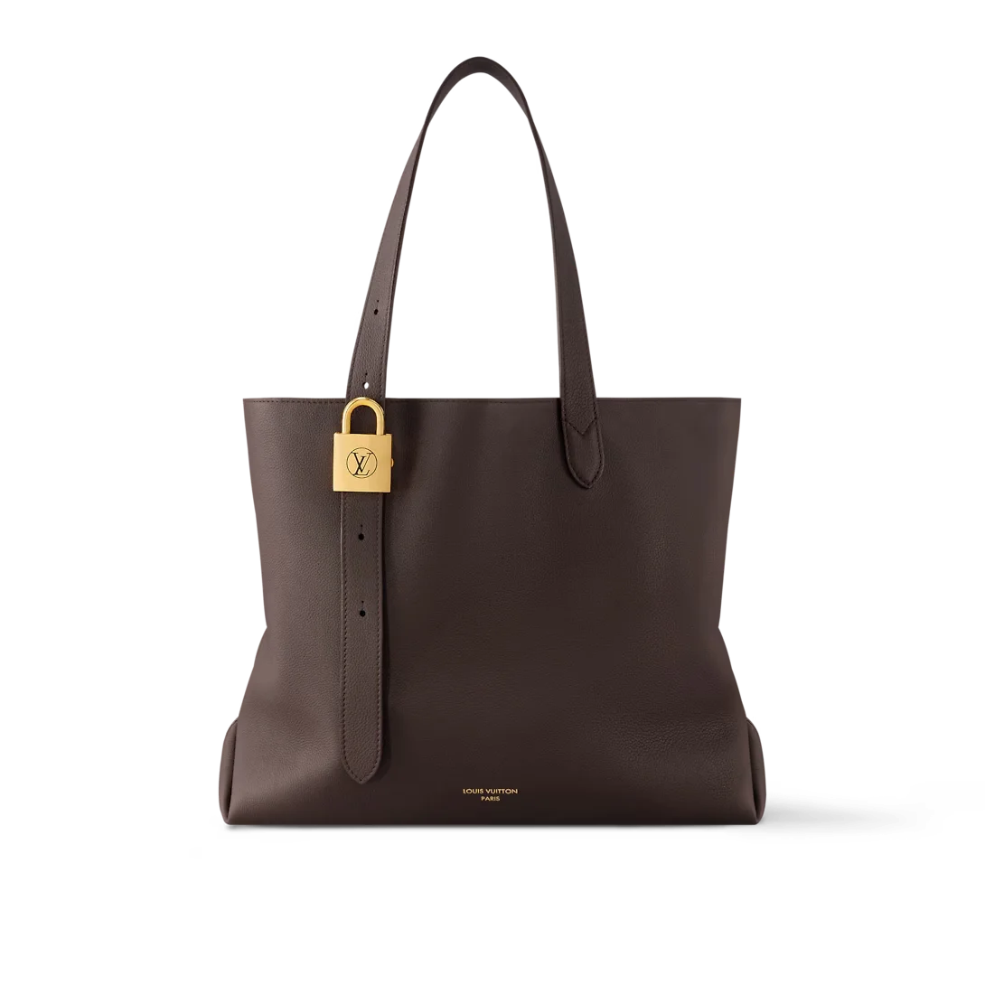 LOW KEY CABAS 中号手袋栗色