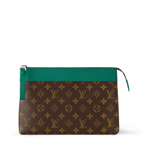 POCHETTE VOYAGE SOUPLE 手拿包绿色