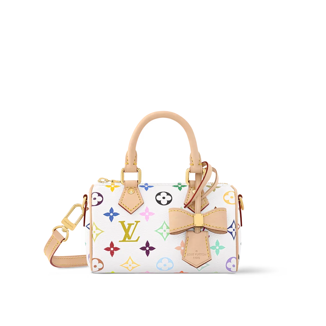 LV x TM NANO SPEEDY 手袋白色