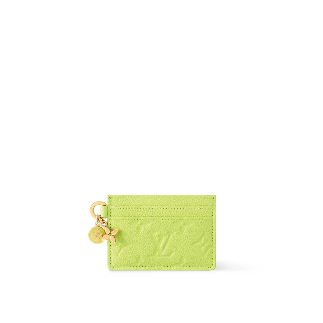 LV CHARMS 卡夹绿色