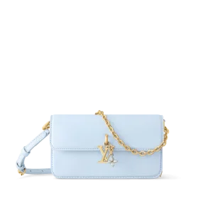 WALLET ON CHAIN LV BLOOM 手袋蓝色