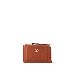 LOW KEY 拉链卡夹栗色