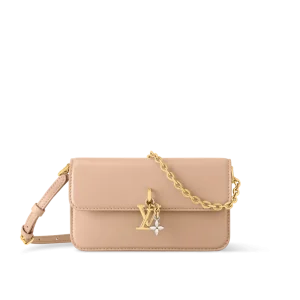 WALLET ON CHAIN LV BLOOM 手袋米色