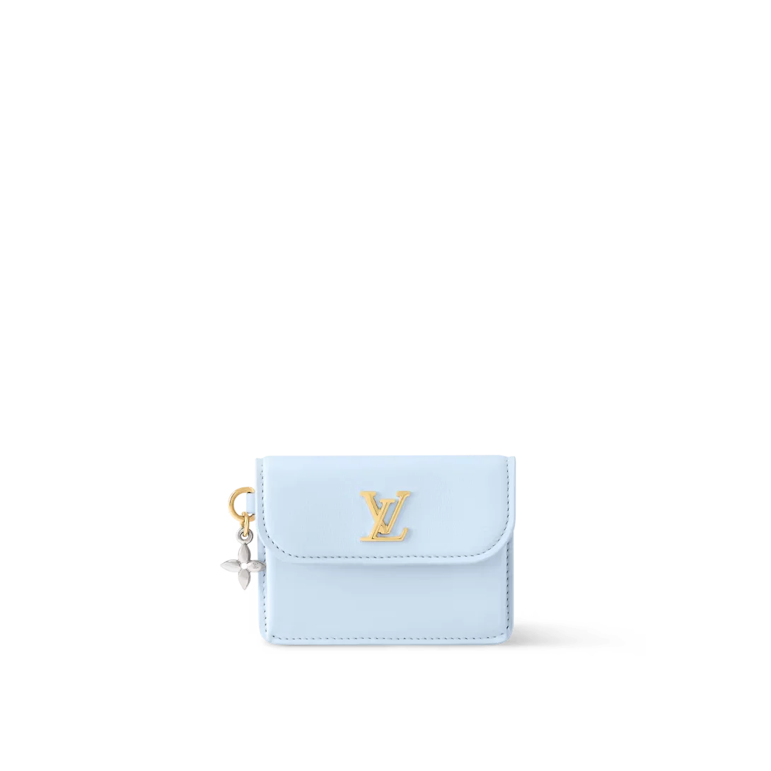 TINY RECTO VERSO LV BLOOM 卡夹蓝色
