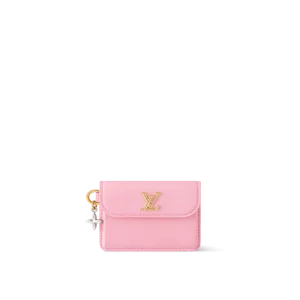 TINY RECTO VERSO LV BLOOM 卡夹粉红色
