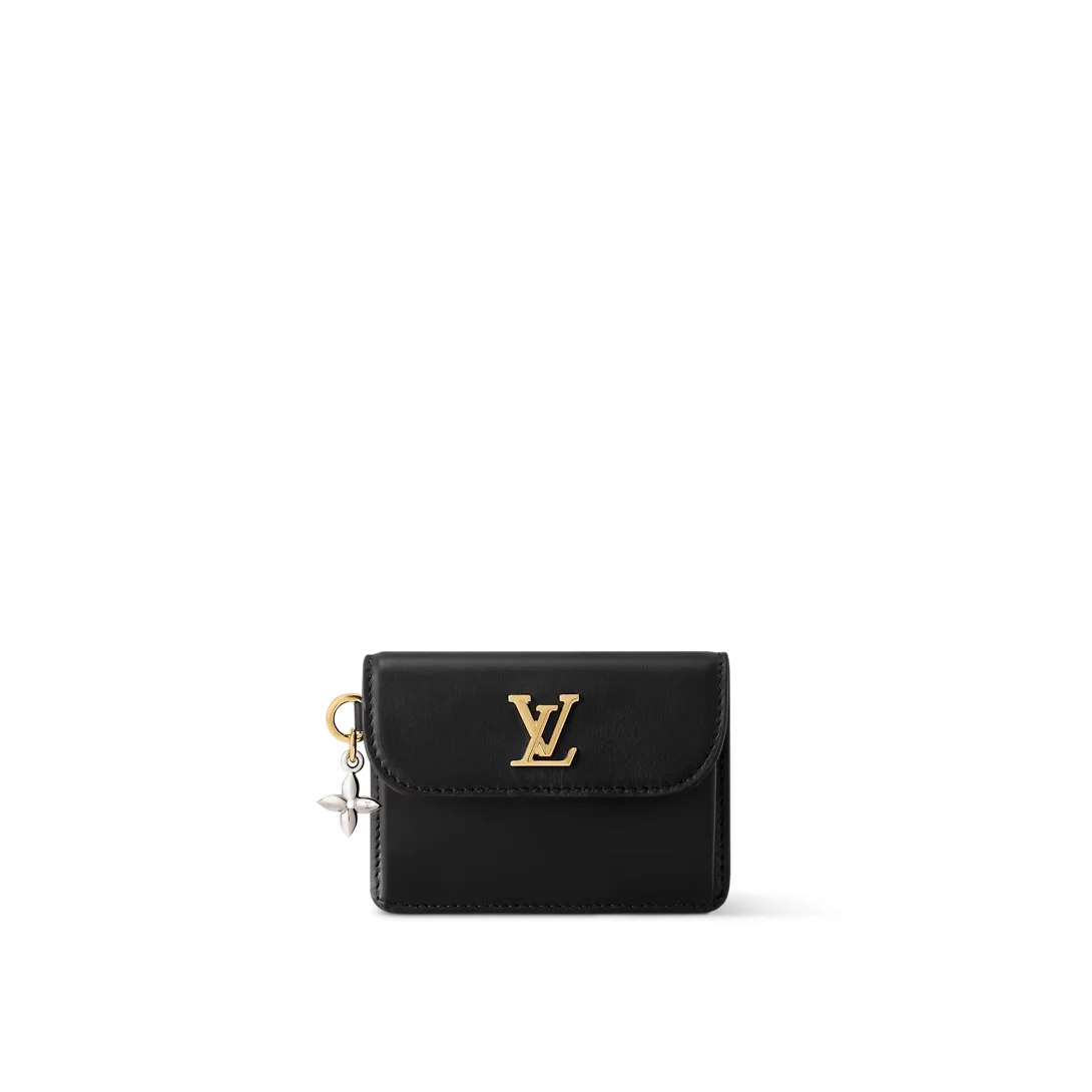 TINY RECTO VERSO LV BLOOM 卡夹黑色