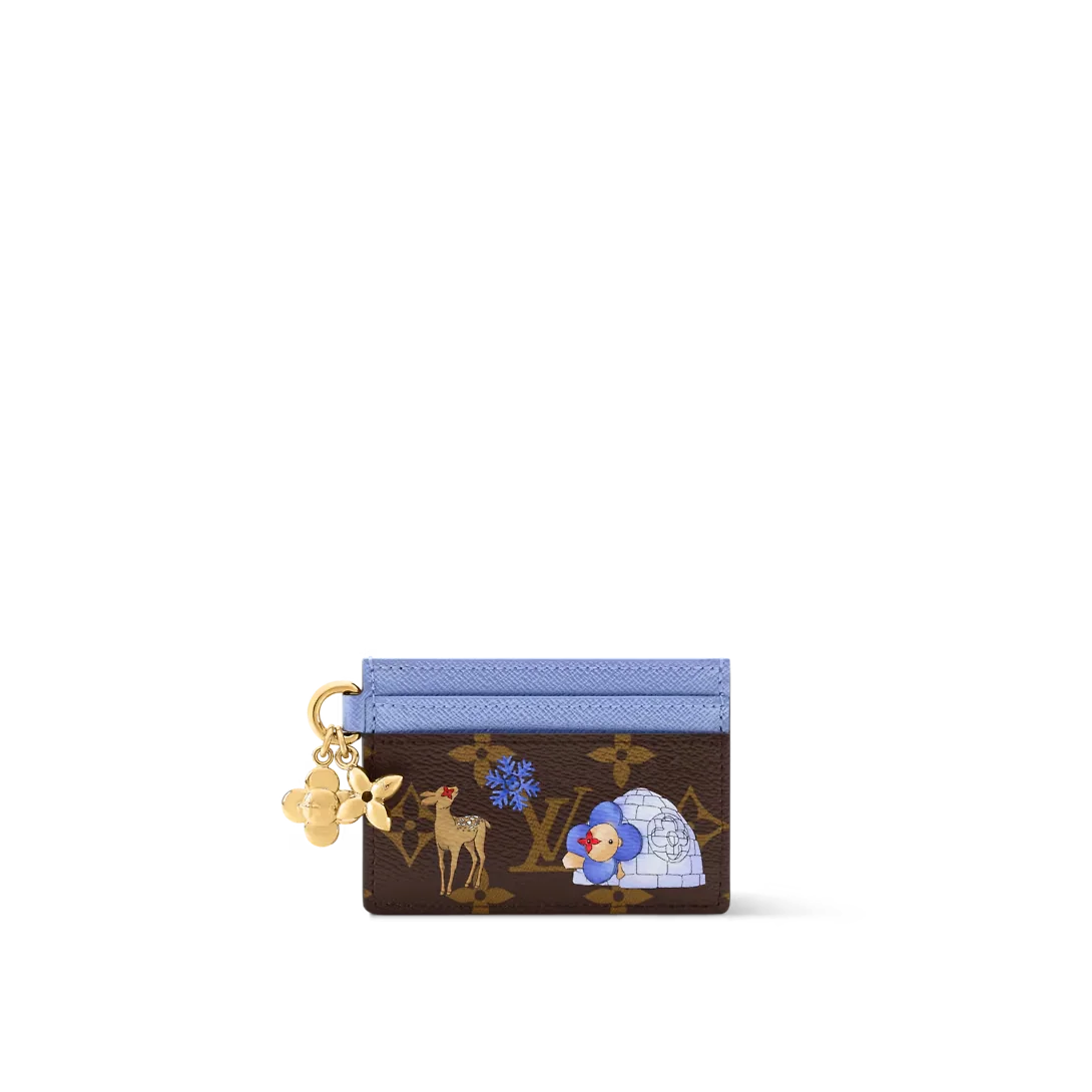 LV CHARMS 卡夹蓝色