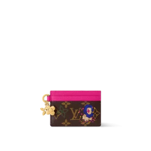 LV CHARMS 卡夹粉红色