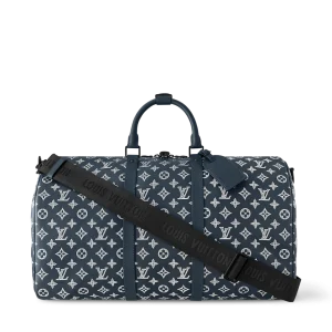KEEPALL BANDOULIÈRE 50 旅行袋蓝色