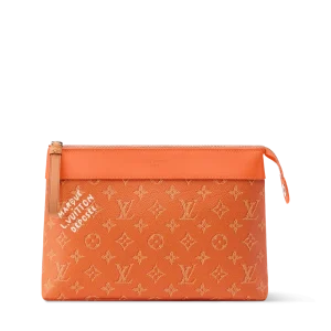 POCHETTE VOYAGE SOUPLE 手拿包栗色