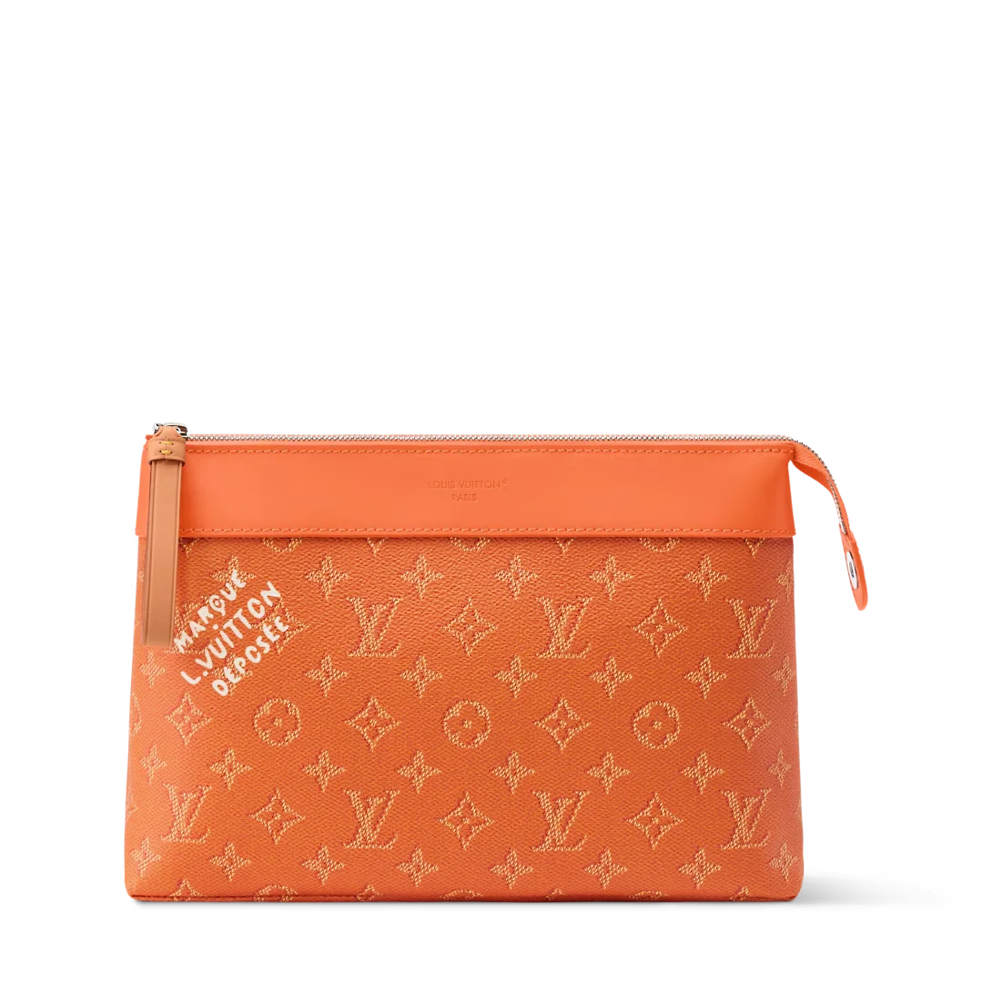 POCHETTE VOYAGE SOUPLE 手拿包栗色