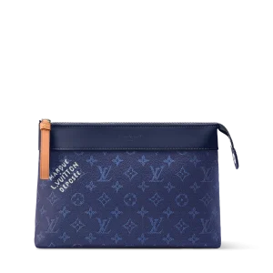 POCHETTE VOYAGE SOUPLE 手拿包蓝色