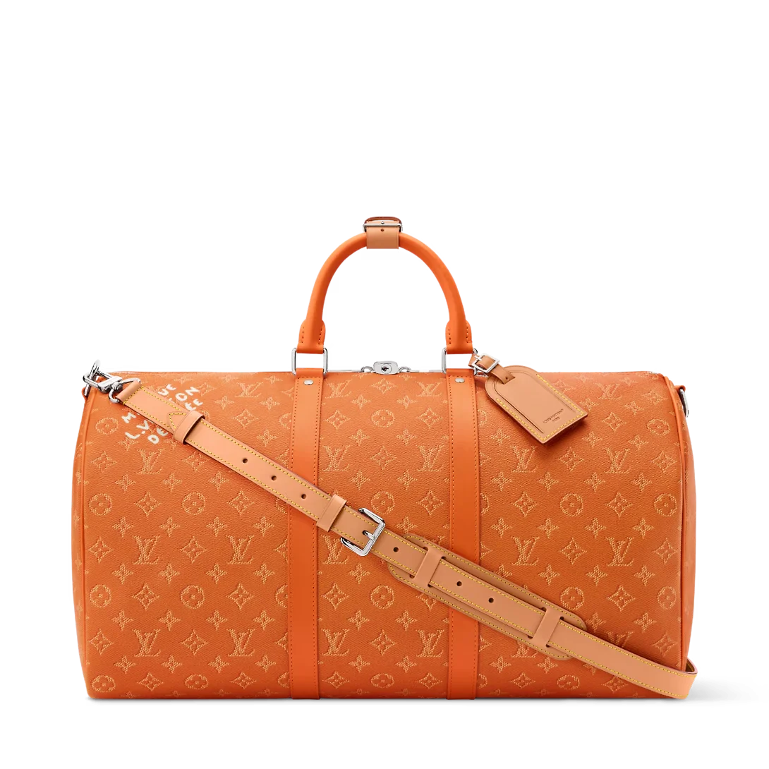KEEPALL BANDOULIÈRE 50 旅行袋橙色