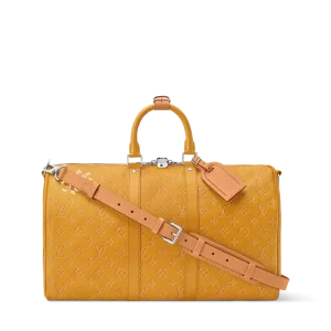 KEEPALL BANDOULIÈRE 45 旅行袋黄色