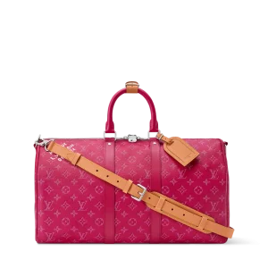 KEEPALL BANDOULIÈRE 45 旅行袋粉红色