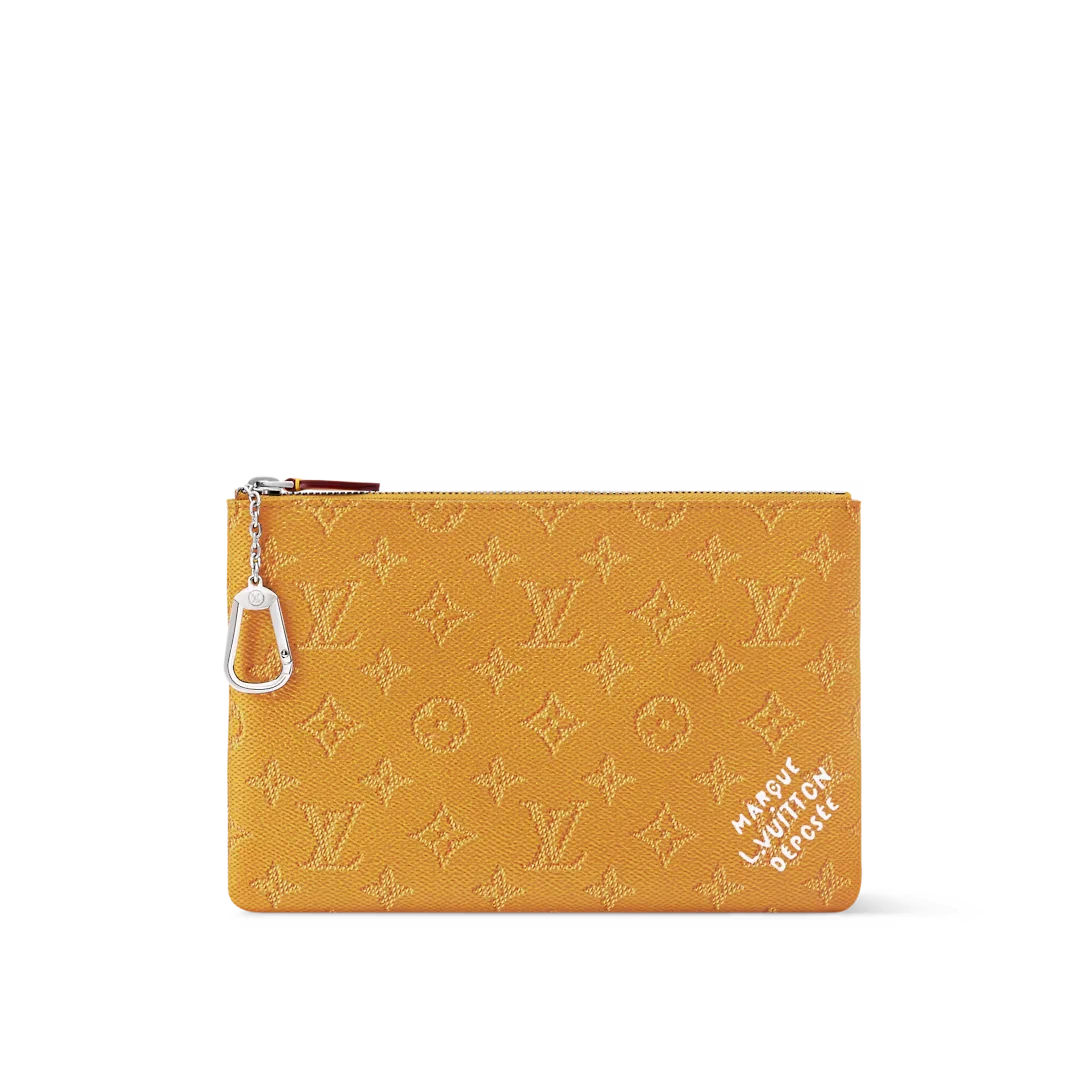 中号钥匙零钱包黄色