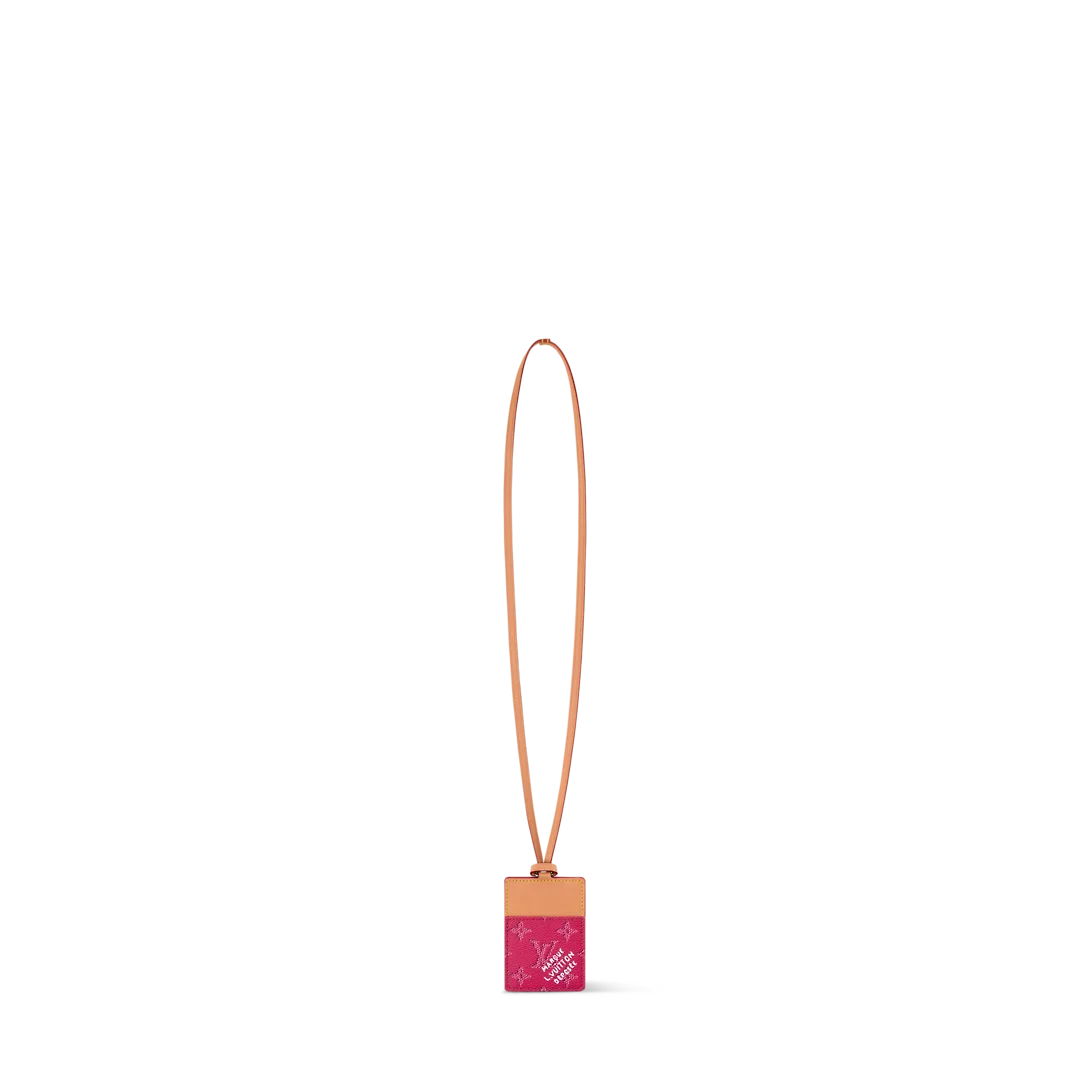 LV BADGE HOLDER 手袋粉红色