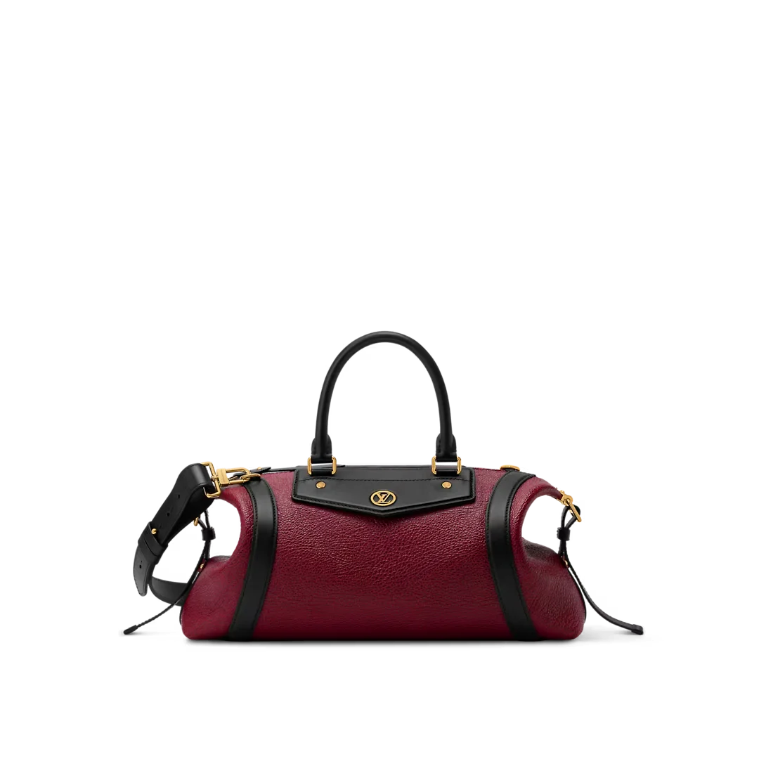 LV BIKER 中号手袋红色