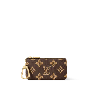 钥匙零钱包栗色