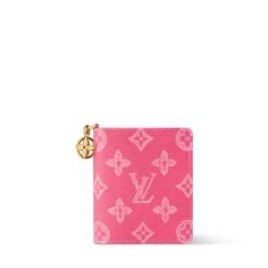 LV CHARMS 口袋钱夹粉红色