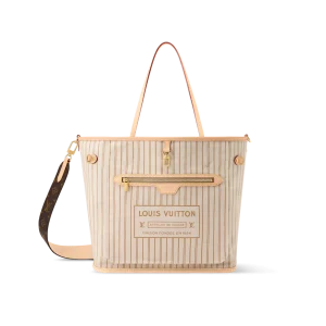 NEVERFULL INSIDE OUT 中号手袋米色