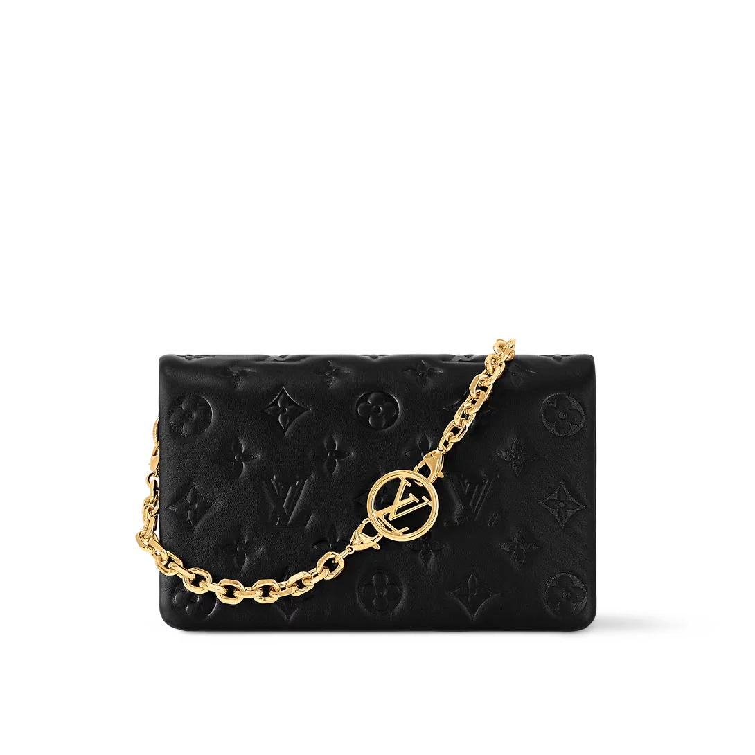 POCHETTE COUSSIN 手袋黑色