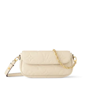 WALLET ON CHAIN IVY 手袋米色