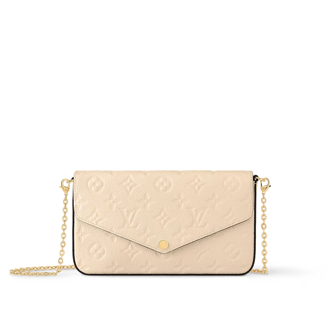 POCHETTE FÉLICIE 链条包米色