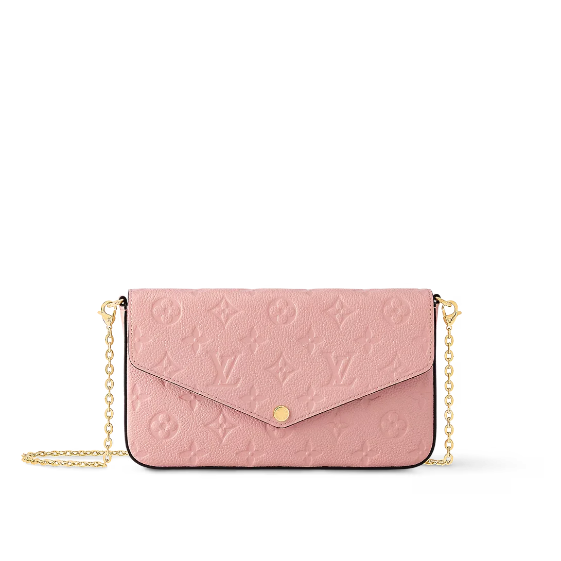 POCHETTE FÉLICIE 链条包粉红色