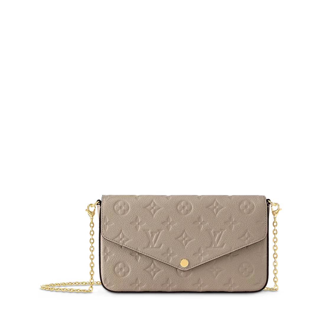 POCHETTE FÉLICIE 链条包灰色