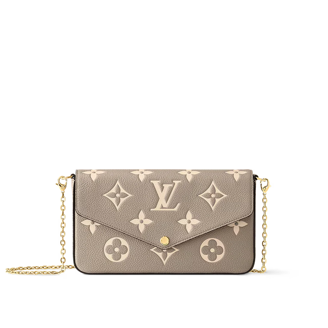 POCHETTE FÉLICIE 链条包灰色