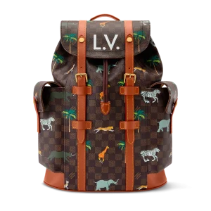 CHRISTOPHER 中号双肩包 - LV X THE DARJELING LIMITED 系列